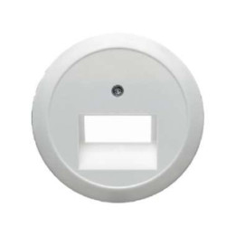 Berker 1409 Zentralstück für UAE/E-DAT Design/Telekom ISDN-Steckdose polarweiß, glänzend