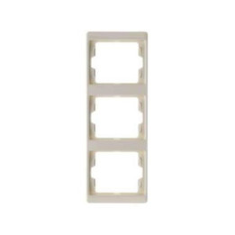 Berker 13330002 Rahmen Berker Arsys weiß, glänzend 3fach senkrecht