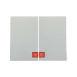 Berker 14377004 Wippen mit roter Linse Berker K.5 edelstahl, lackiert