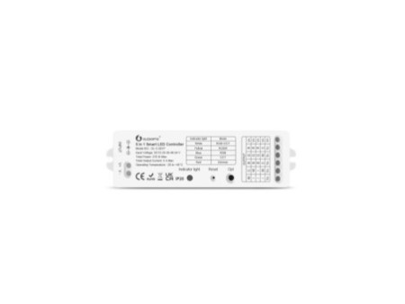 Gledopto Zigbee Pro 5-in-1 LED kontrolieris (Zigbee+RF) 12V-54V DC