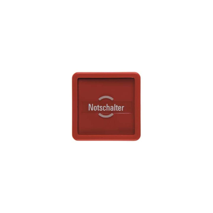 Berker 1295 Zentralstück mit Glasscheibe, Wippe und Klebe-Schriftfolien wg Up IP44
