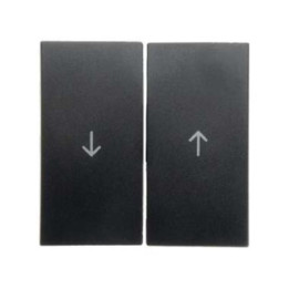 Berker 16251606 Wippen mit Aufdruck Symbol Pfeil Berker B.1/B.3/B.7 Glas anthrazit, matt