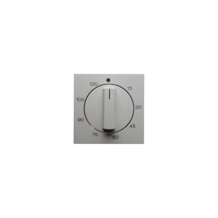 Berker 16331909 Zentralstück mit Regulierknopf für mechanische Zeitschaltuhr polarweiß, matt
