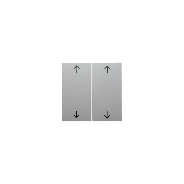 Berker 16441909 Wippen mit Aufdruck Symbol Pfeile Berker S.1/B.1/B.3/B.7 Glas polarweiß, matt