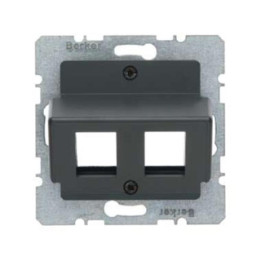 Berker 14631606 Zentralplatte für AMP Modular Jacks Zentralplattensystem