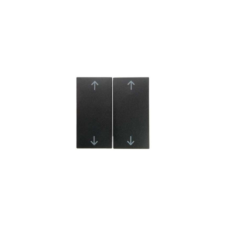 Berker 16441606 Wippen mit Aufdruck Symbol Pfeile Berker B.1/B.3/B.7 Glas anthrazit, matt