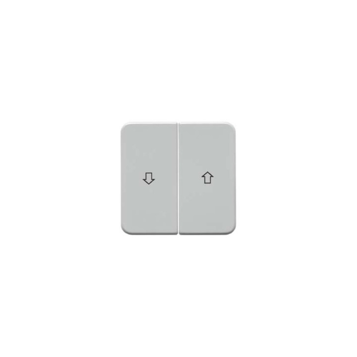 Berker 155229 Wippen mit Aufdruck Symbol Pfeil wg Up IP44 polarweiß, glänzend