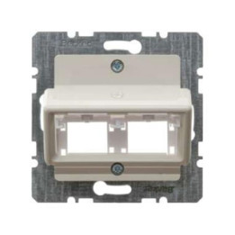 Berker 147202 Zentralplatte für 1 oder 2 Einzelmodule Reichle&amp;De-Massari Zentralplattensystem