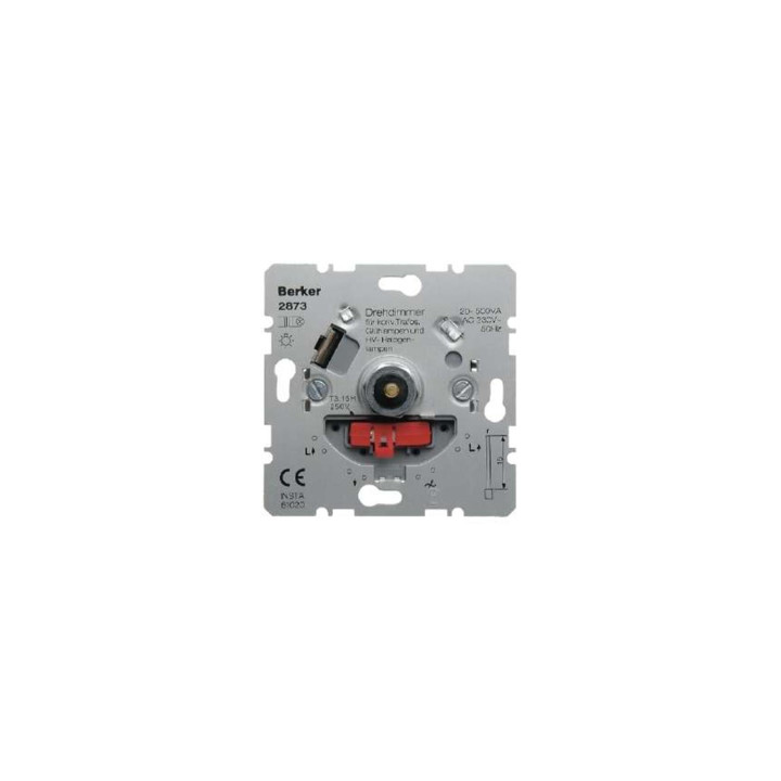 Berker 2873 Drehdimmer NV mit Softrastung Hauselektronik