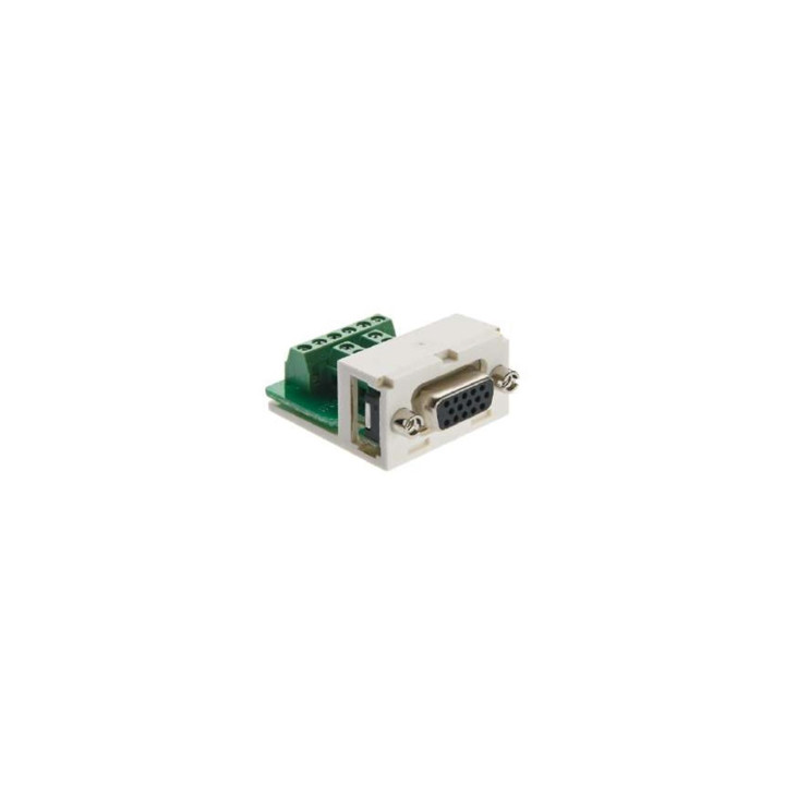 Berker 1994 VGA Modul Zubehör polarweiß/schwarz