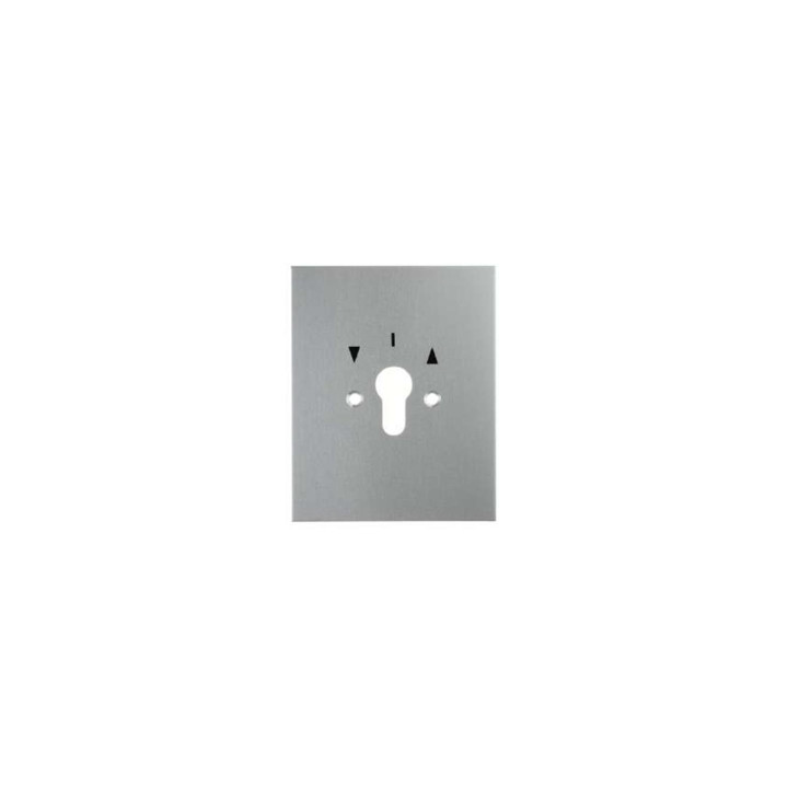 Berker 1903 Metall-Abdeckung mit Aufdruck Druckguss IP44