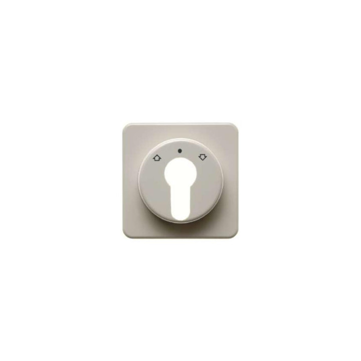 Berker 151812 Zentralstück für Jalousie-Schlüsselschalter/-taster wg Up IP44 weiß, glänzend