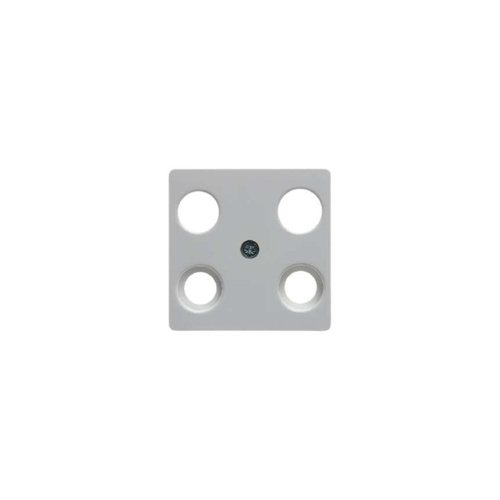 Berker 14831909 Zentralplatte für Antennen-Steckdose 4Loch Zentralplattensystem