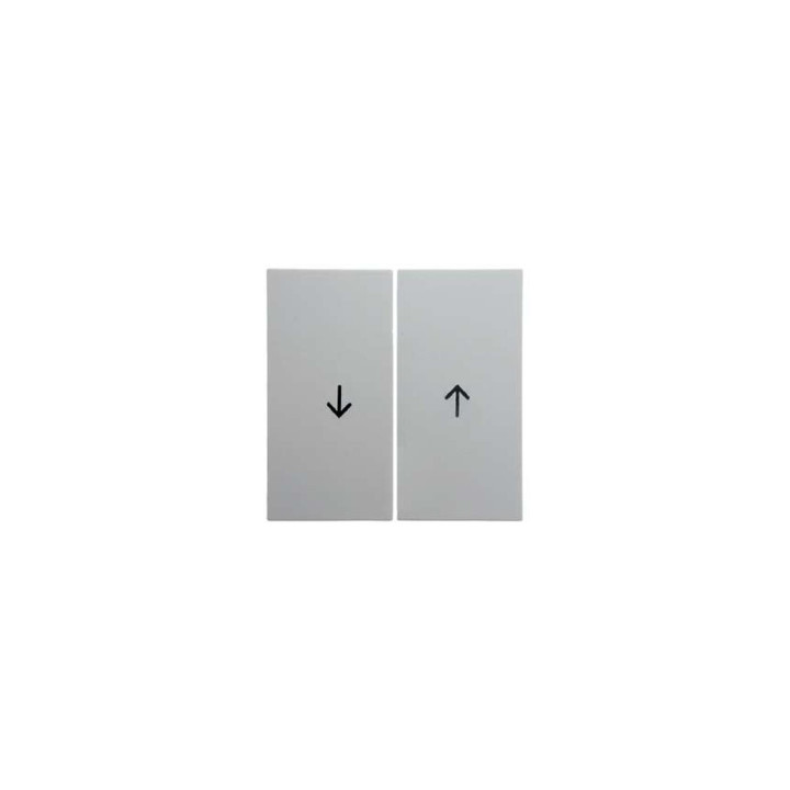 Berker 16251909 Wippen mit Aufdruck Symbol Pfeil Berker S.1/B.1/B.3/B.7 Glas polarweiß, matt