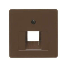 Berker 146801 Zentralplatte für UAE-Steckdose Zentralplattensystem braun