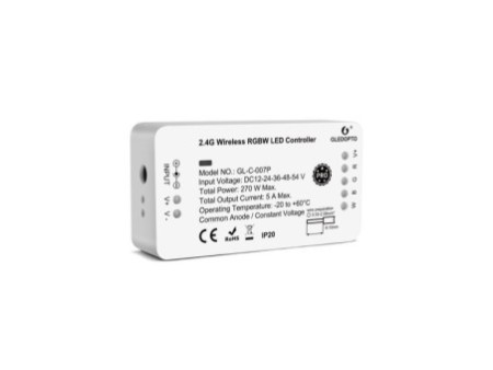 Gledopto Zigbee Pro RGBW LED kontrolieris (Zigbee+RF) 12V-54V DC