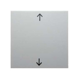Berker 16208919 Wippe mit Aufdruck Symbol Pfeile Berker S.1/B.3/B.7 Glas polarweiß, glänzend