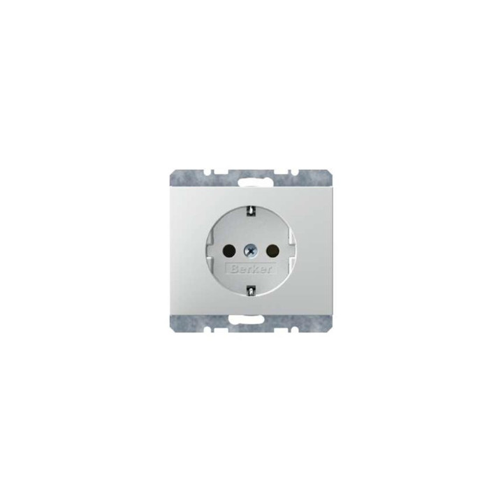 Berker 47357009 SCHUKO-Steckdose Berker K.1 polarweiß, glänzend