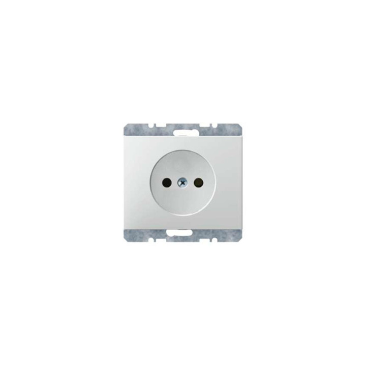 Berker 6167157009 Steckdose ohne Schutzkontakt Berker K.1 polarweiß, glänzend