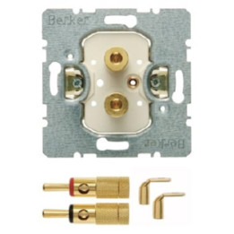 Berker 450502 Lautsprecher-Steckdose High End Modul-Einsätze