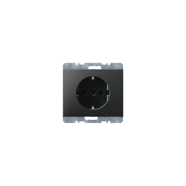 Berker 47357006 SCHUKO-Steckdose Berker K.1 anthrazit, matt