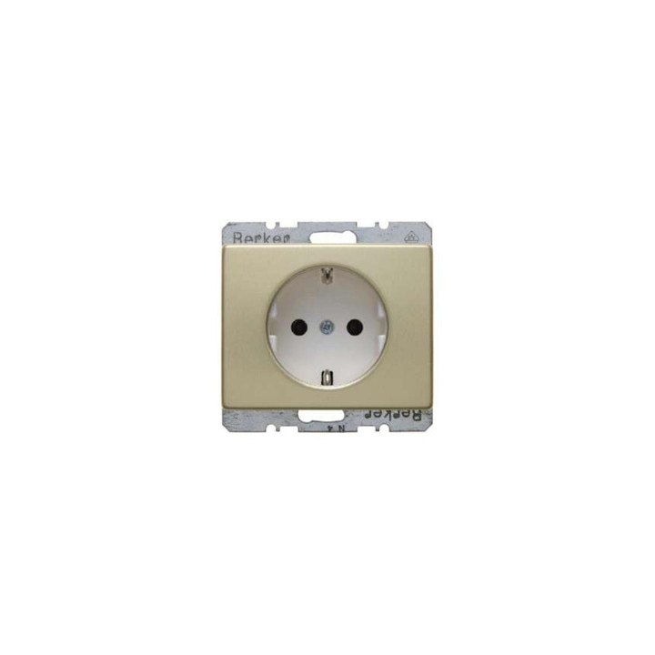 Berker 47140002 SCHUKO-Steckdose Berker Arsys gold, Metall