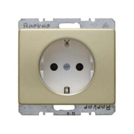 Berker 47340002 SCHUKO-Steckdose Berker Arsys gold, Metall