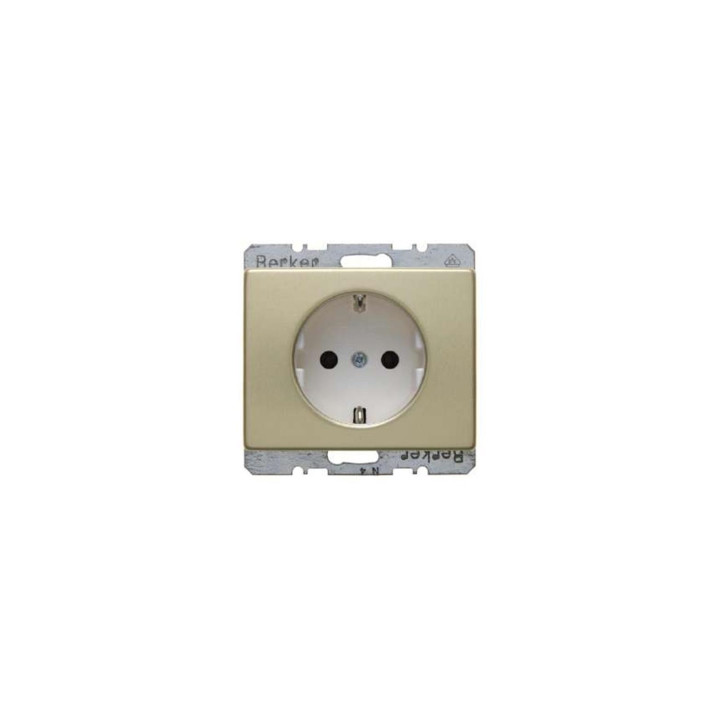 Berker 47340002 SCHUKO-Steckdose Berker Arsys gold, Metall