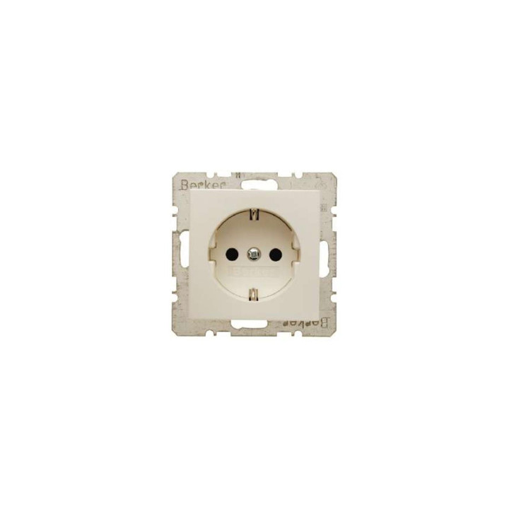 Berker 47238982 SCHUKO-Steckdose Berker S.1 weiß, glänzend