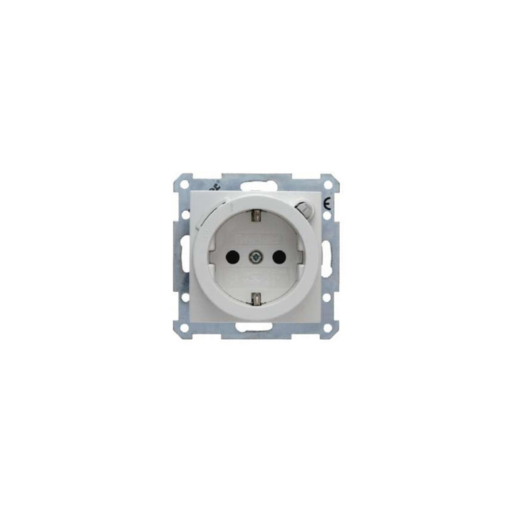 Berker 47088989 SCHUKO-Steckdose mit FI-Schutzschalter Berker S.1/B.3/B.7 Glas