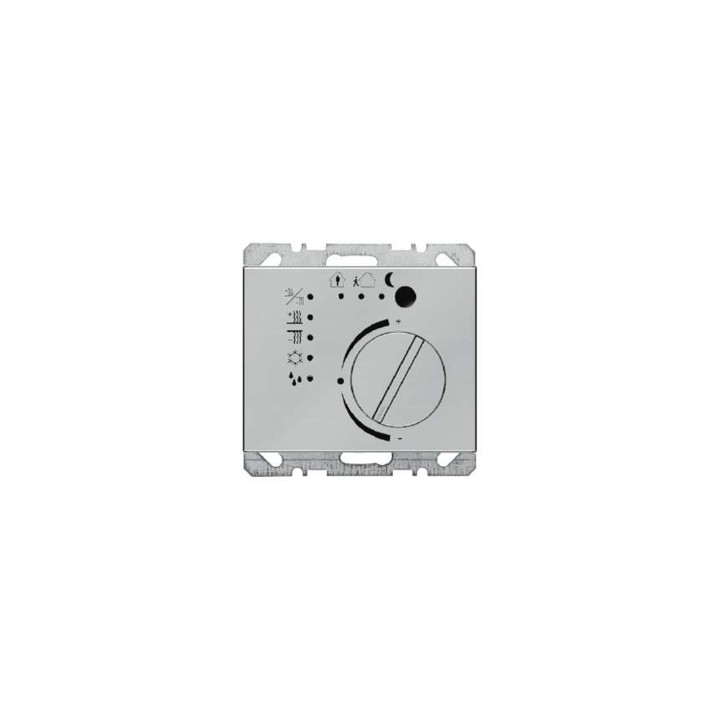 Berker 75441173 Raumtemperaturregler mit Tasterschnittstelle Berker K.5 edelstahl, lackiert