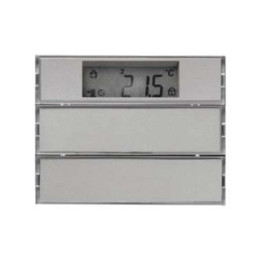Berker 75662773 Tastsensor 2fach mit RTR, Display Berker K.5 edelstahl
