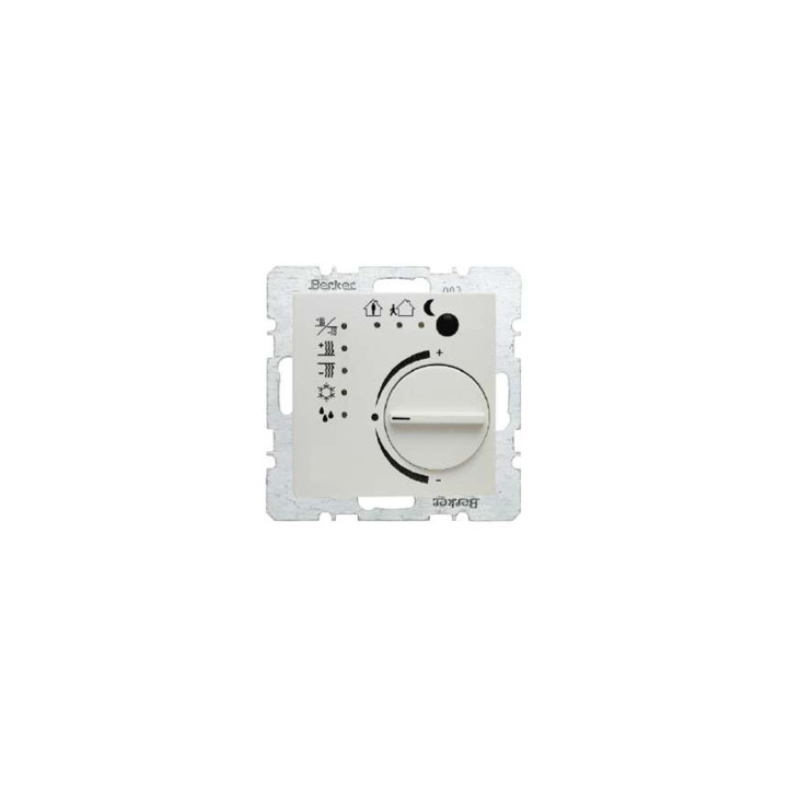 Berker 75441189 Raumtemperaturregler mit Tasterschnittstelle Berker S.1/B.1/B.3/B.7 Glas