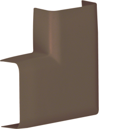 Hager ATA123058014 litteä kulma ATEHA-kanavalle, 12x30 mm, ruskea