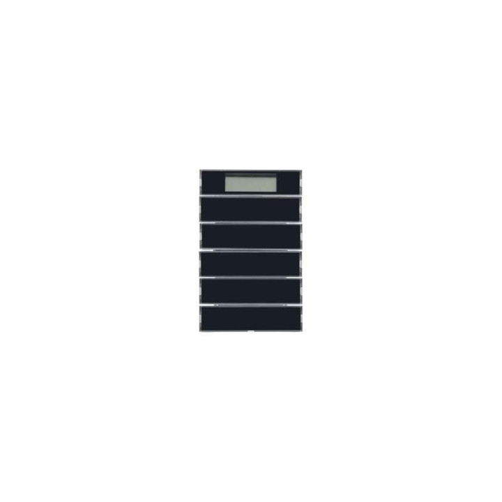 Berker 75665775 Tastsensor 5fach mit RTR, Display Berker K.1 anthrazit