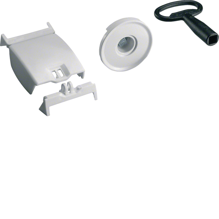 Hager FZ822N univers Enclosure Lock, 7 mm Square, with Sealing Cover