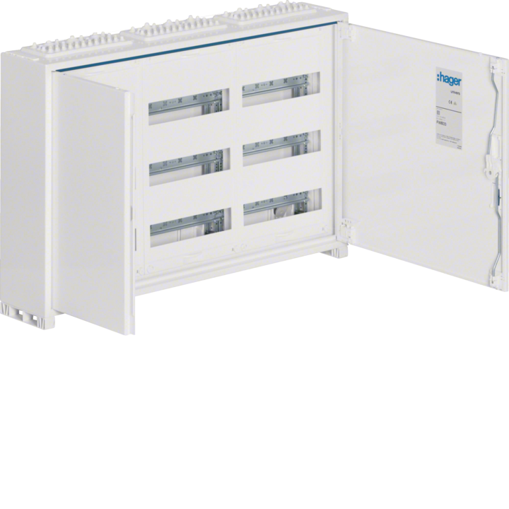 Hager FWB33D Enclosure, univers, IP44, 500x800x161 mm, QC