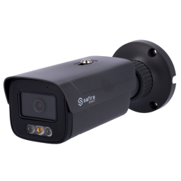 Цилиндрическая камера SAFIRE SMART SF-IPB380A-4I1-DL-GREY, 4МП, IP, с PoE, Wi-Fi, двойным освещением, IP67