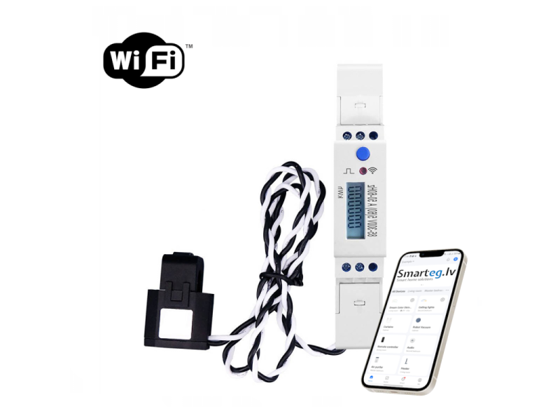 Kontrolieris Counter Loop CT 100A 1P WiFi