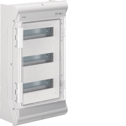 Hager VE312PN Enclosure, vector, surface mount, IP65, 36M
