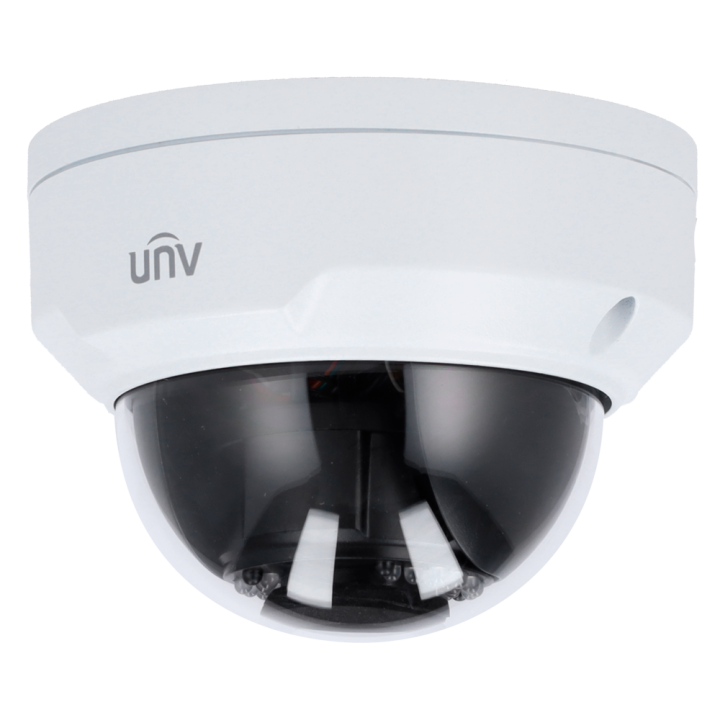 UNIVIEW PRO UV-IPC324ER3-DVPF36 4MP kupola IP kamera ar PoE, Wi-Fi, IP67, 30m IR, 3.6mm objektīvu