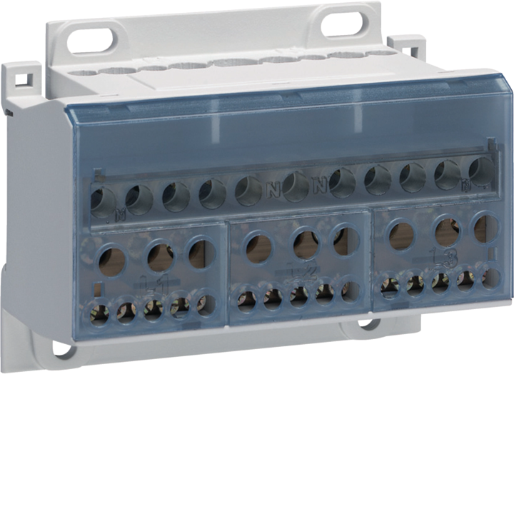 Hager KJ02E Distribution Block 125A 4-Pole Closed