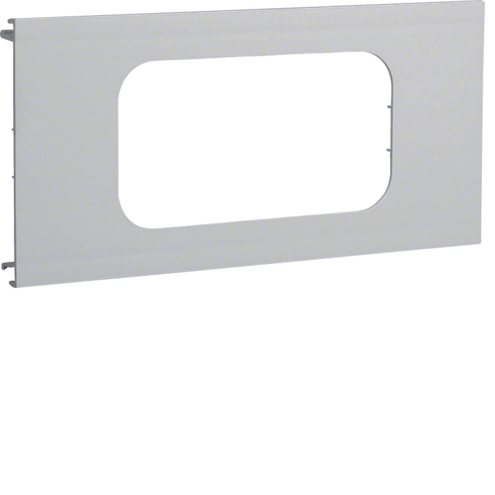 Hager L96127035 2 nodalījumu vāks, 120 mm, PVC, gaiši pelēks (RAL 7035)