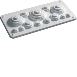 Hager FZ425 Univers Sealed Cable Entry Plate