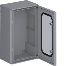 Корпус Hager Orion Plus FL259B из поликарбоната, 500x300x200мм, прозрачная дверь