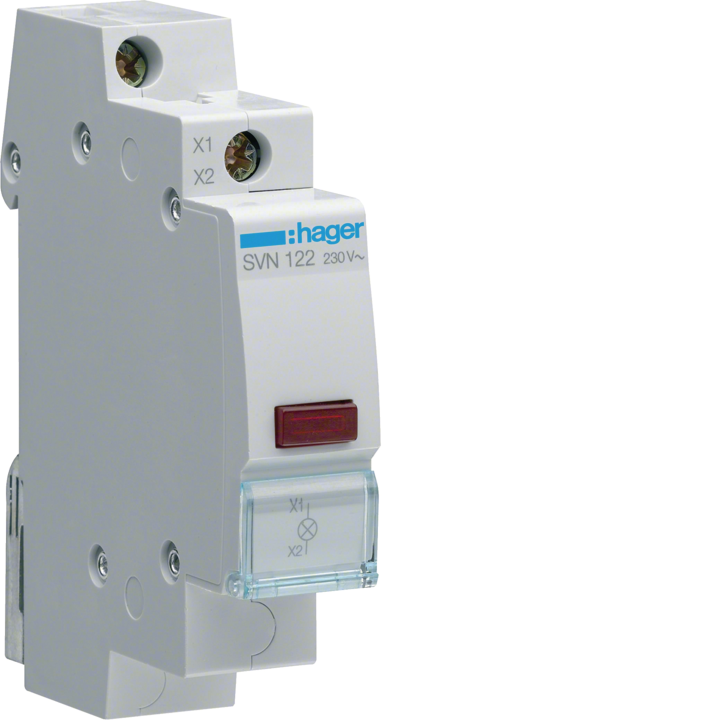 Hager SVN122 Red Indicator Light 230V AC