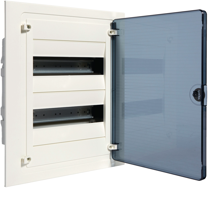 Hager VF212TD Golf Flush Distribution Board 24 Modules, Transparent Door