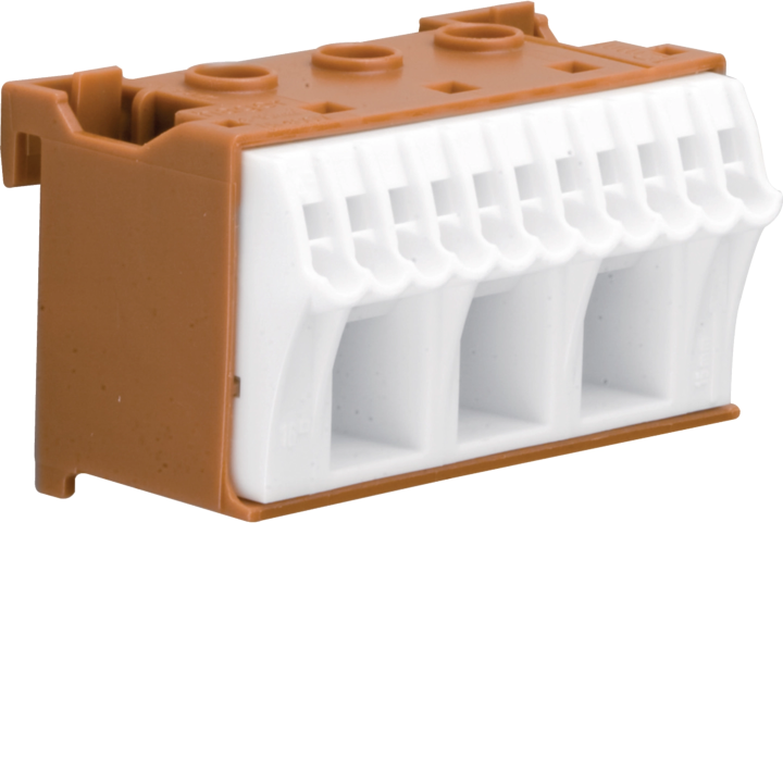 Hager KN14P Distribution Block, 14 Connections, 125A, 400V