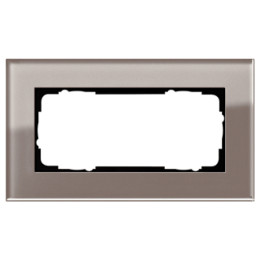 GIRA 1002122 Abdeckrahmen 2f o.M. Gira Esprit G Umbra