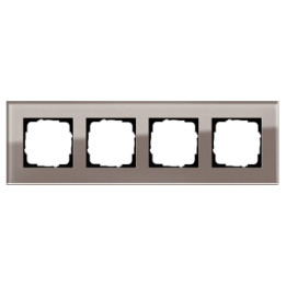 GIRA 0214122 Abdeckrahmen 4f Gira Esprit G Umbra
